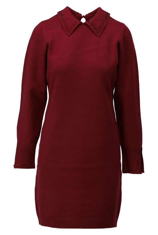 k-design-jurk-met-strass-burgundy-b852