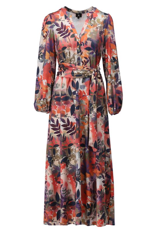 K-Design Maxi jurk met design P045 B346