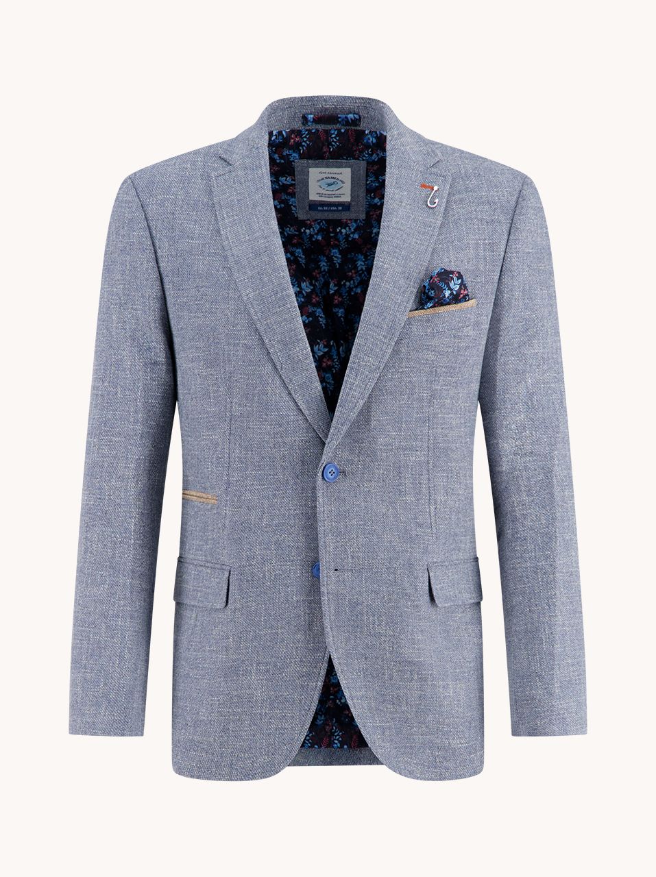 A fish named Fred Blazer structure Jeans Blue 32102