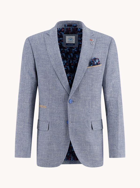 A fish named Fred Blazer structure Jeans Blue 32102