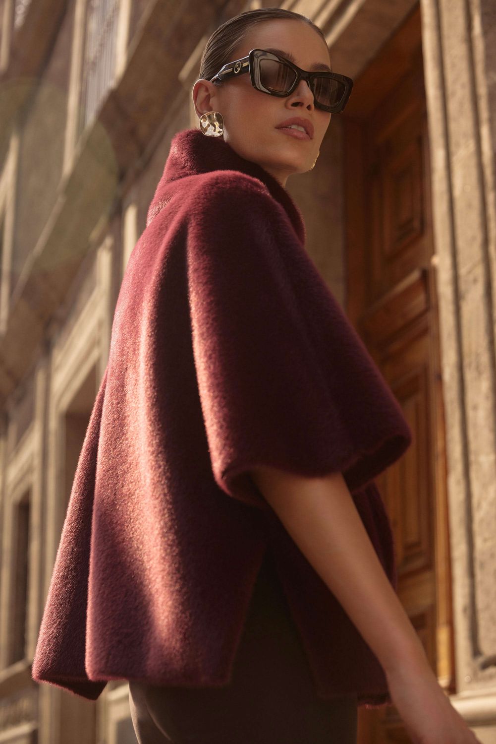 Joseph Ribkoff LDS Jacket Merlot 253924