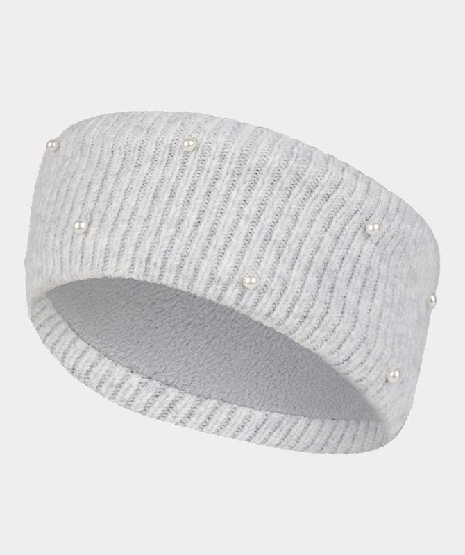 Esqualo Headband pearls Light Grey F25.27535