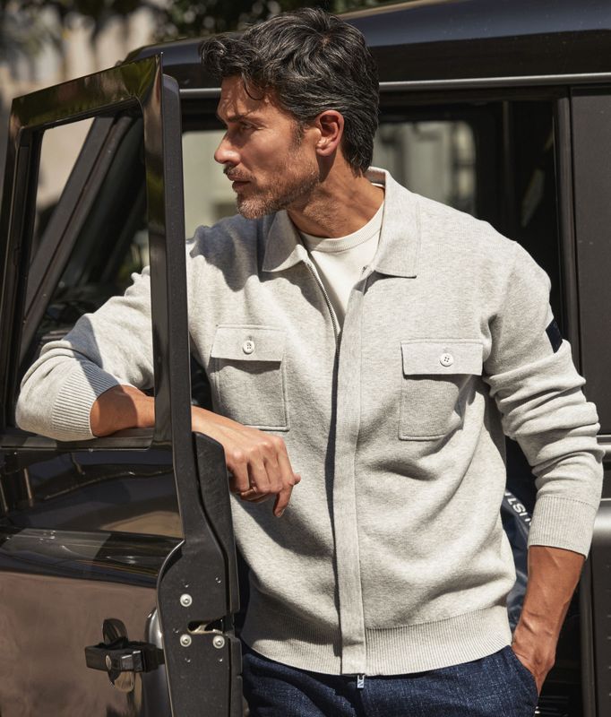 Blue Industry pullover Grey KBIW25-M12