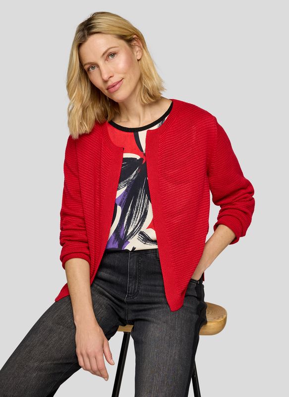 Thomas Rabe Strickjacke Mohn 55-113526