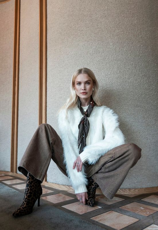 Geisha Cardigan furry Ecru 54500-10