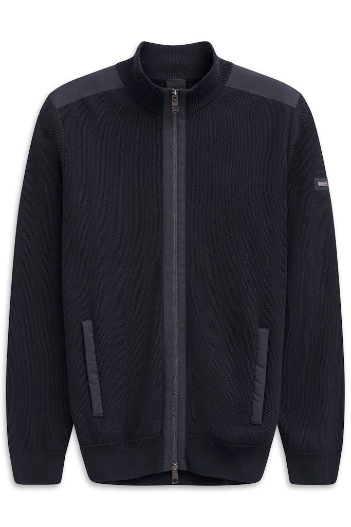 Bugatti HERREN STRICKJACKE Blauw 85545D 7600