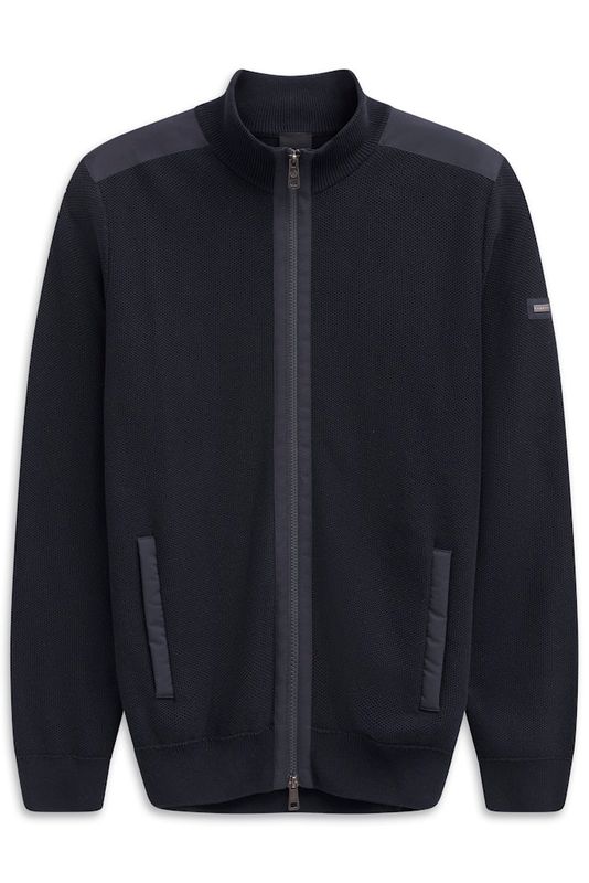 Bugatti HERREN STRICKJACKE Blauw 85545D 7600