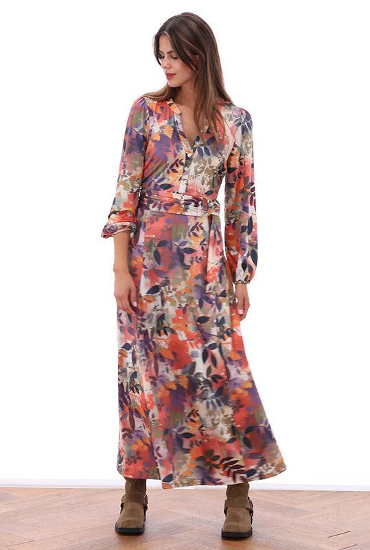 K-Design Maxi jurk met design P045 B346