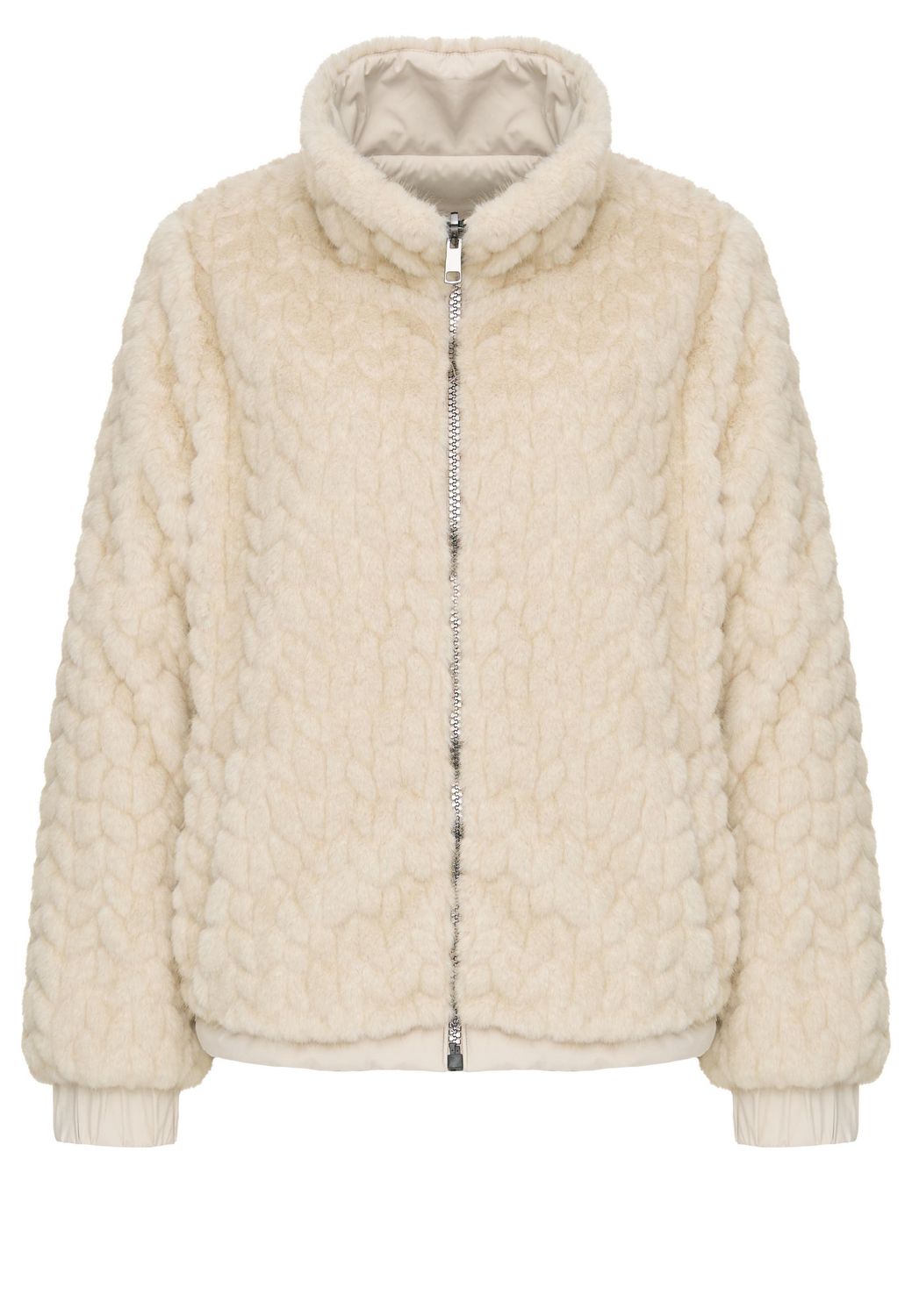 Manisa Wende-Fakefurjacke sand 442331/614