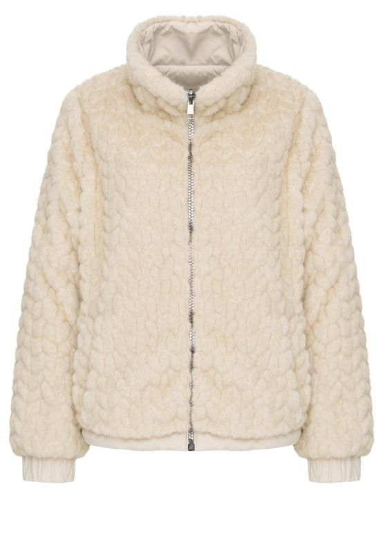 Manisa Wende-Fakefurjacke sand 442331/614