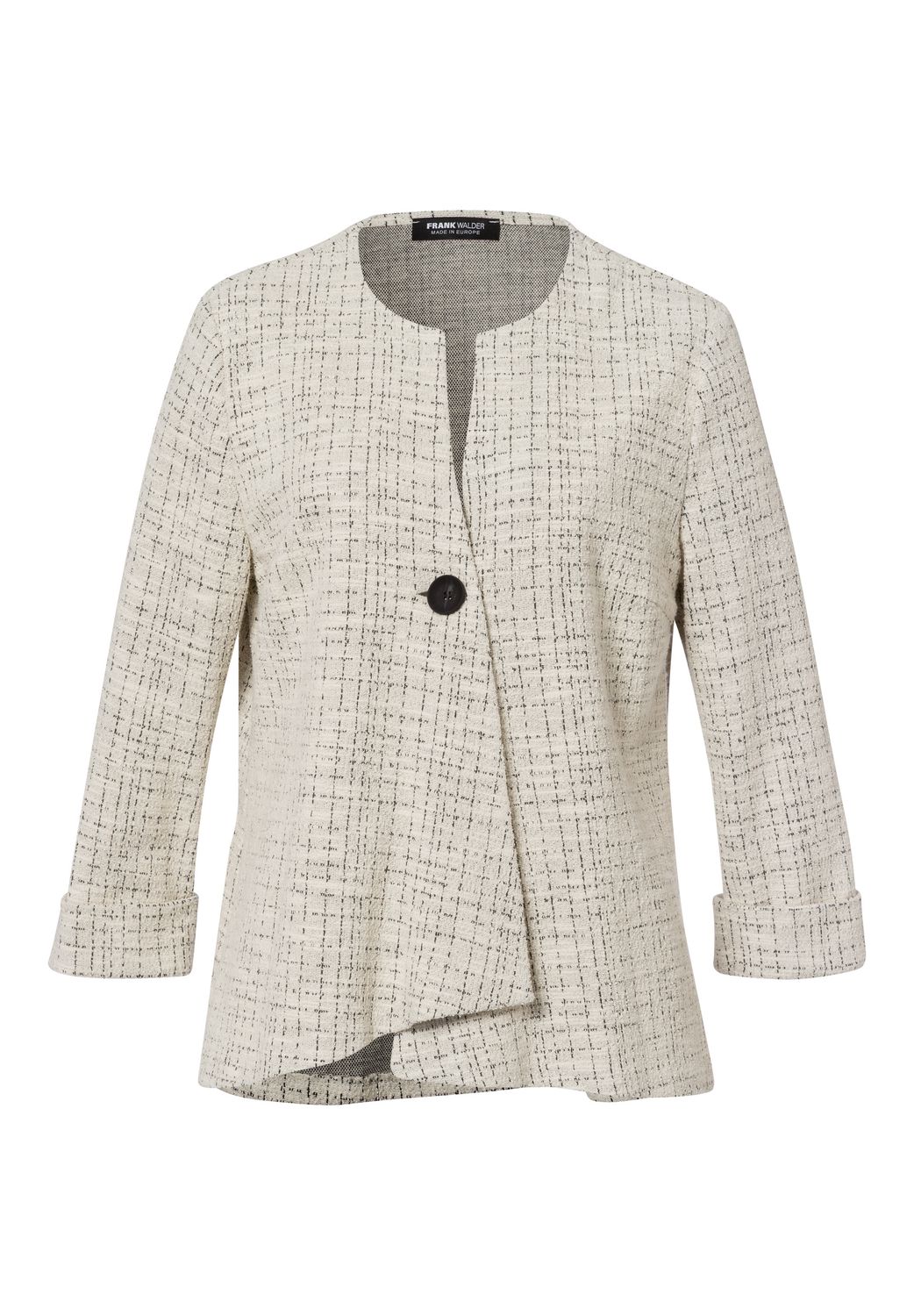 Frank Walder Leichtjacke 1/1 *rmel grey Print NOS725310