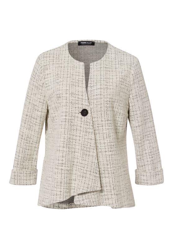 Frank Walder Leichtjacke 1/1 *rmel grey Print NOS725310