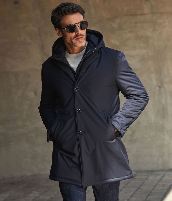 Blue Industry Blue Industry coat Navy OBIW25-M1
