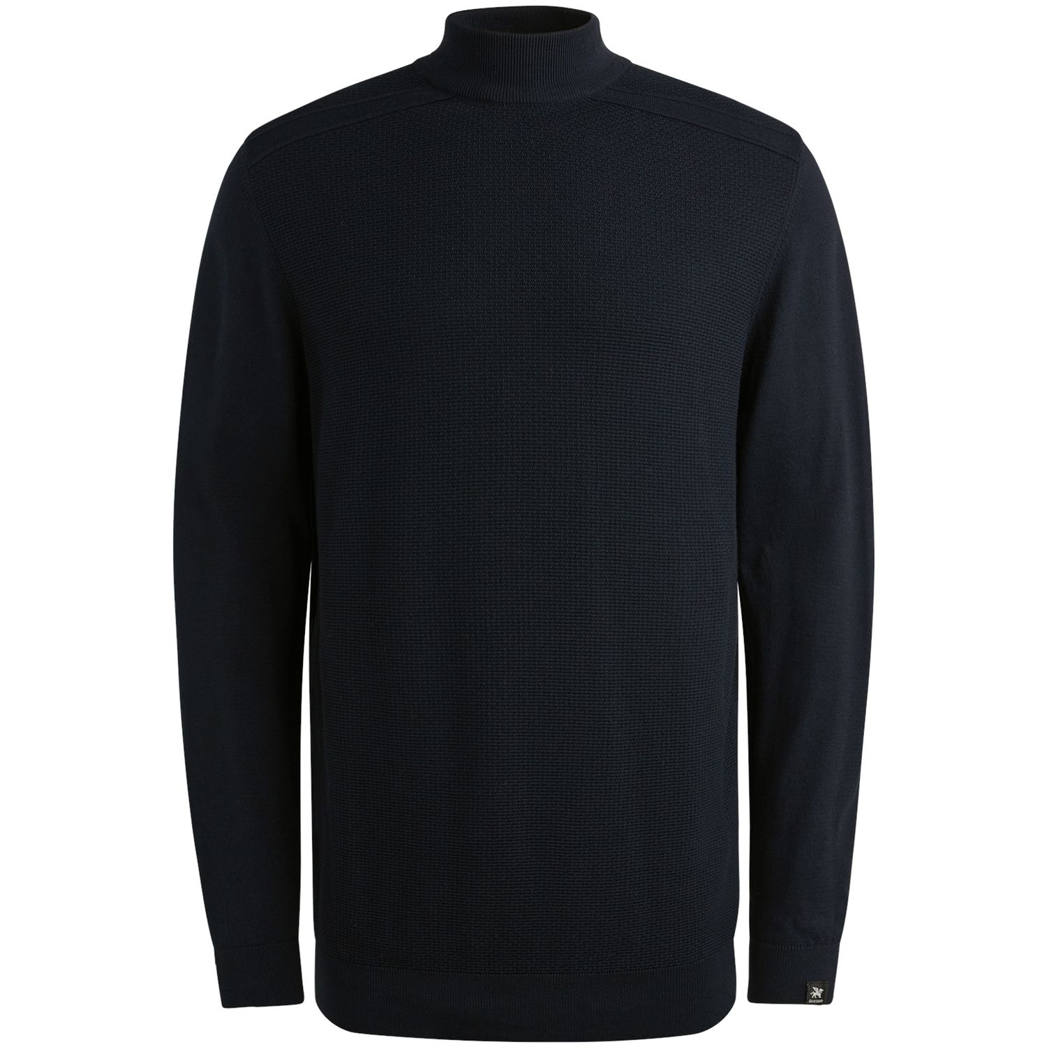 Vanguard Mock neck cotton modal Blauw VKW2509322