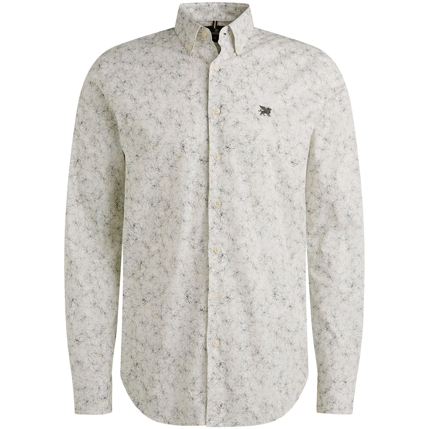 Vanguard Long Sleeve Shirt Print on Poplin Cloud Dancer VSI2509221