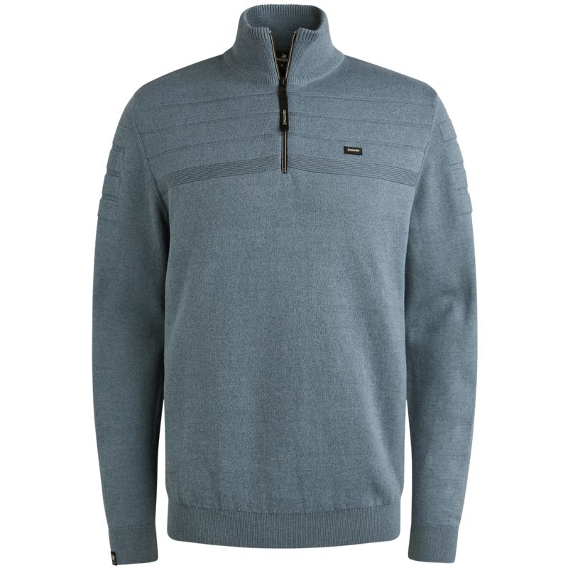 Vanguard Half zip collar cotton bonded moul Windward Blue VKW2509330