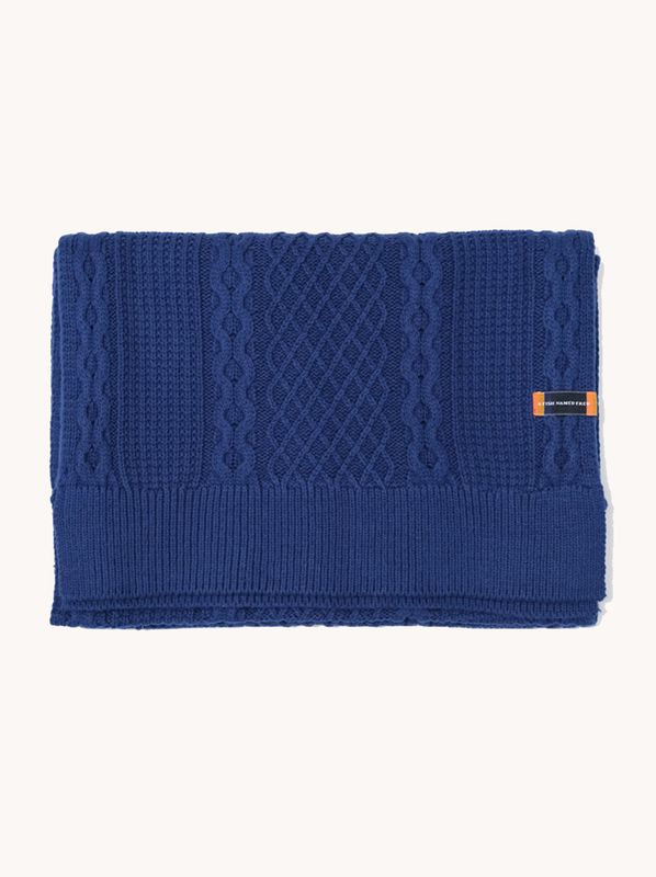 A fish named Fred Scarf cable Classic blue 32280