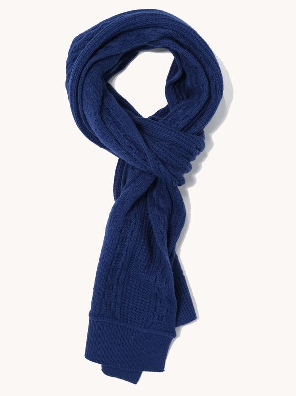 A fish named Fred Scarf cable Classic blue 32280
