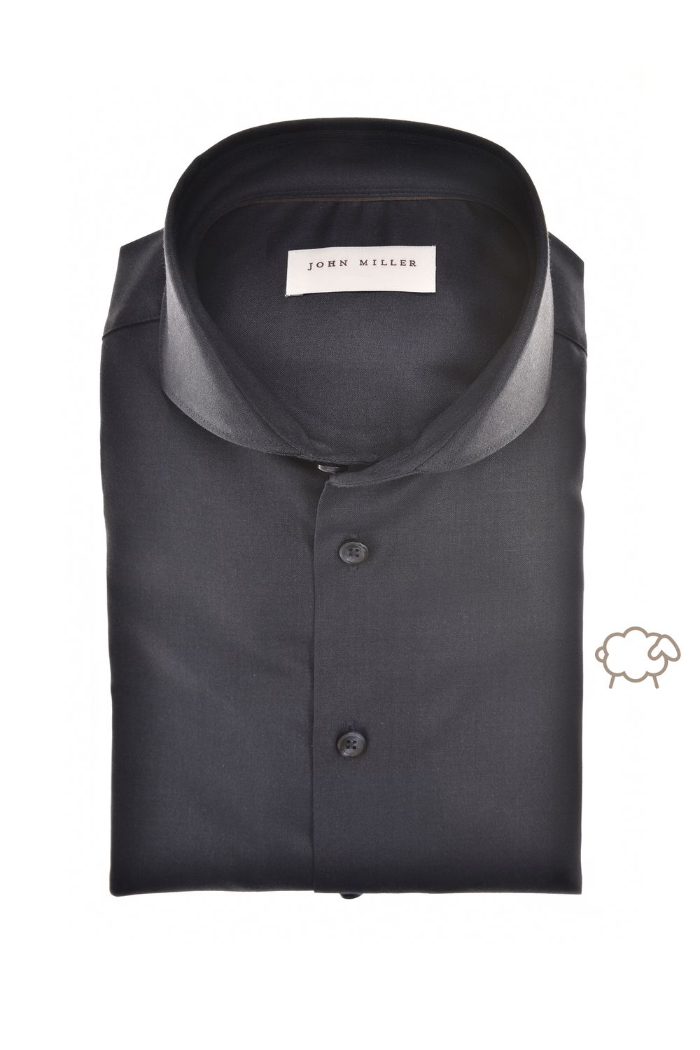 John Miller Shirts Plain:Overhemd Blauw 5142560