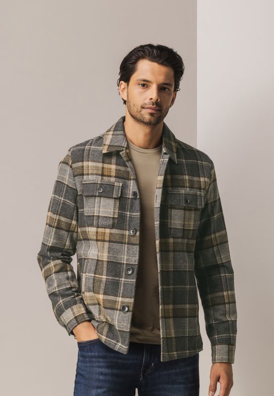 State of Art Overshirt Long Sleev middengrijs:bruin 22525829