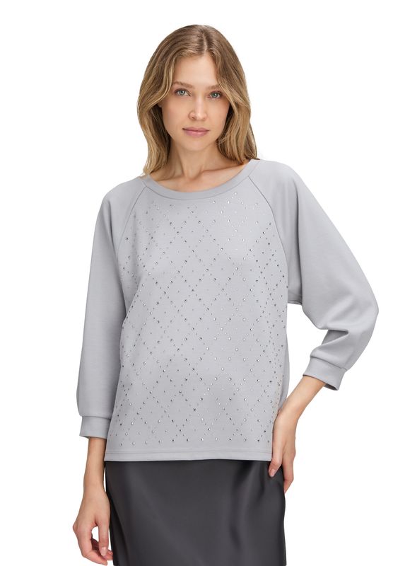 Betty Barclay Sweat Kurz 3/4 Arm Patch Grey/Grey 26211145