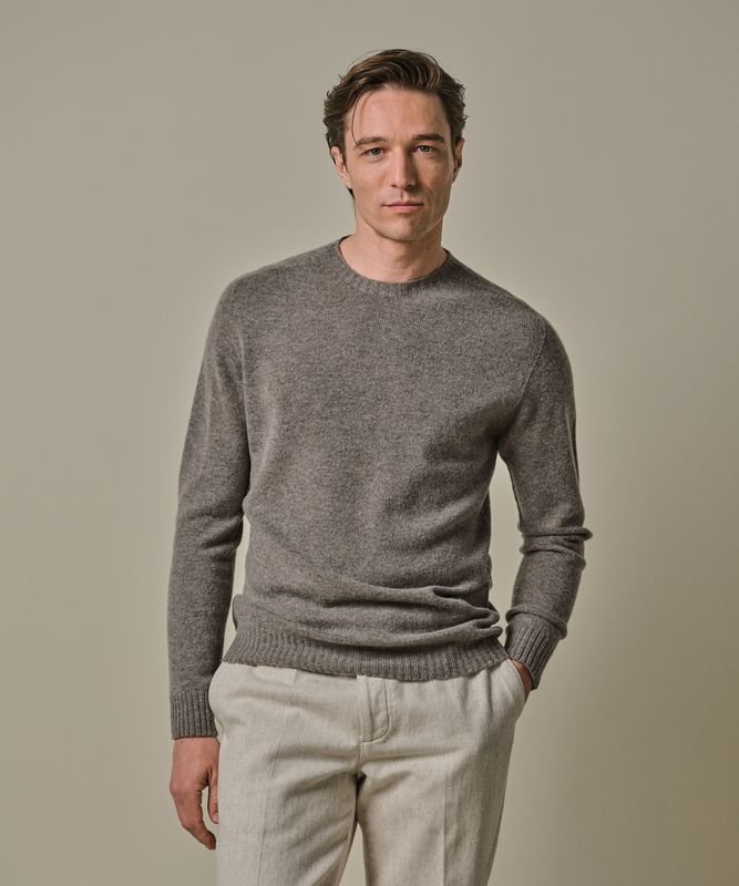 Profuomo PULLOVER CREW NECK L BROWN Light brown PPWJ30044A