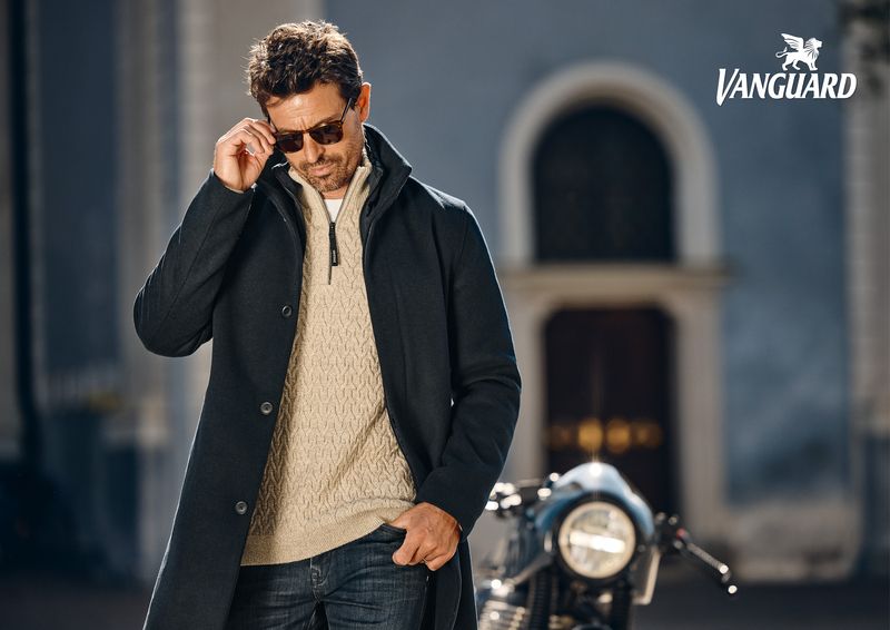 Vanguard Semi long jacket 2l softshell Mach Blauw VJA2509179