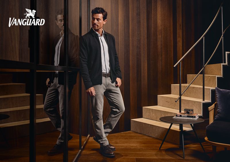 Vanguard Blazer Harrington Cool Tech Blauw VBL2509182