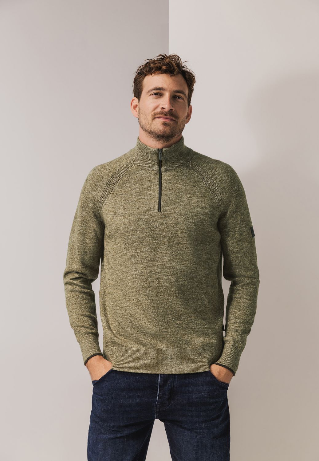State of Art Pullover Sportzip Pl kit:bruin 13125090