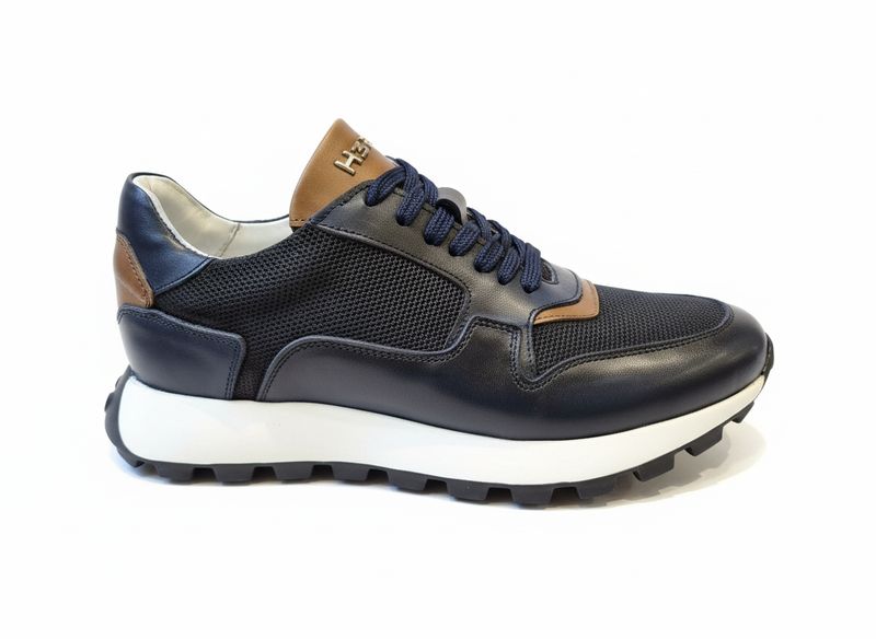 H32 Sneakers Nord Pas Donkerblauw leer 37480 02