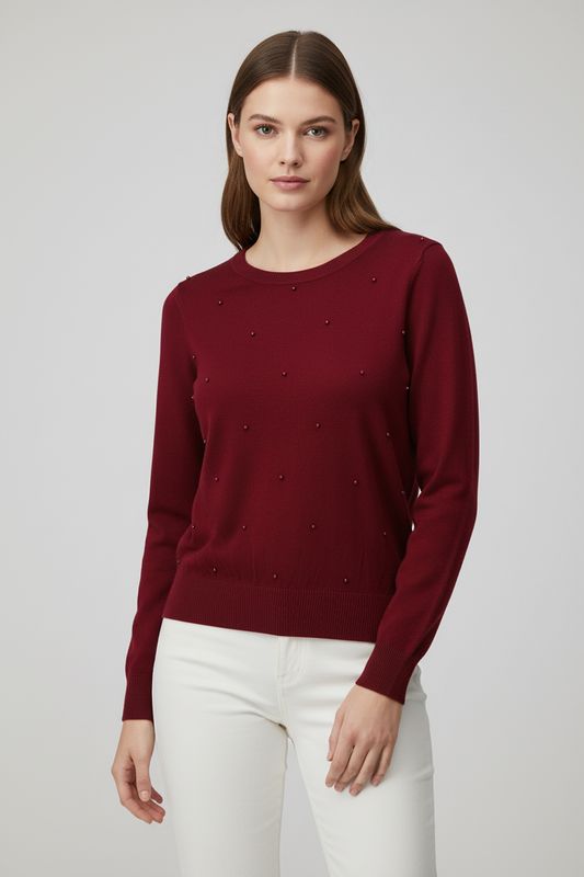 k-design-pull-met-parels-burgundy-b824-model