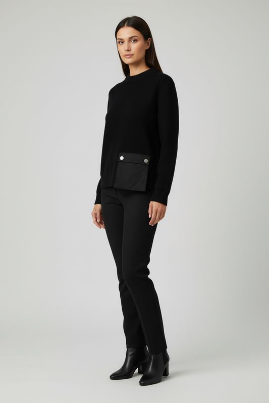 k-design-pull-ronde-hals-zakjes-black-b842-model