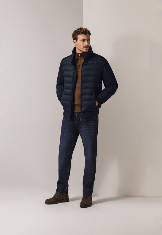 State of Art Jacket Plain Blauw 78125851