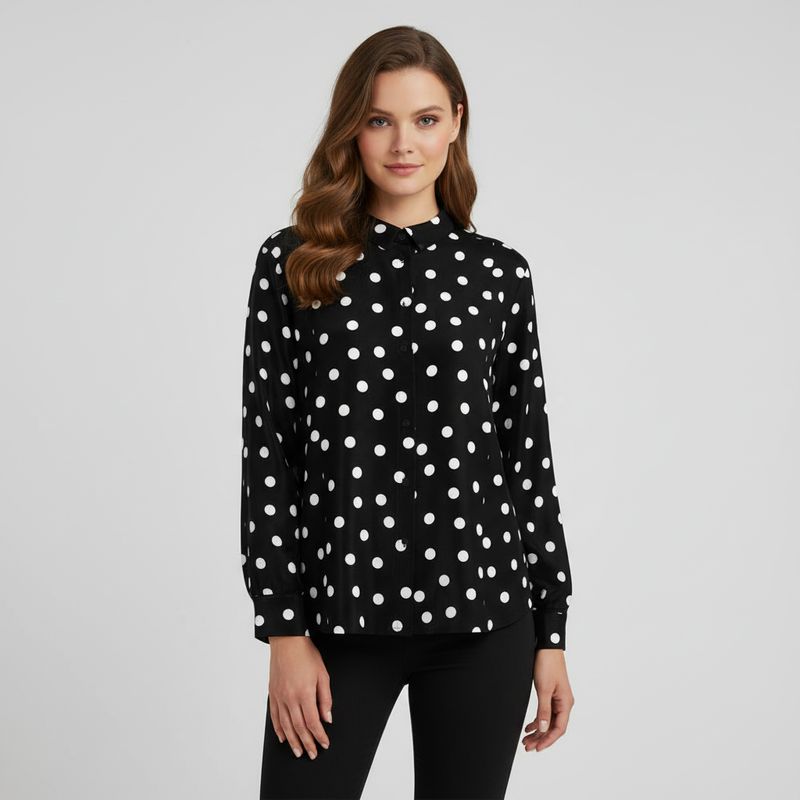 Desoto Essential Lizzy big dot black 61599-2
