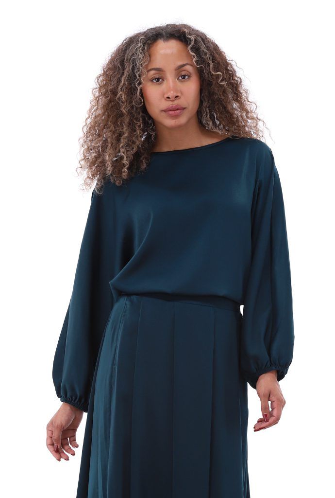 K-Design Top met ronde hals Deep teal B770