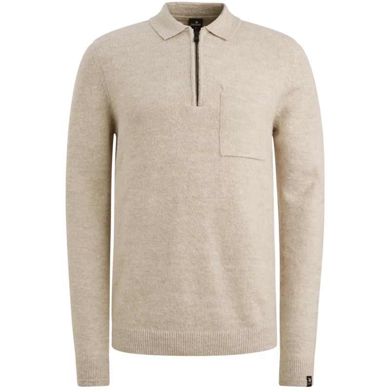 Vanguard Long sleeve polo shirt cotton blen Grijs VKW2510339