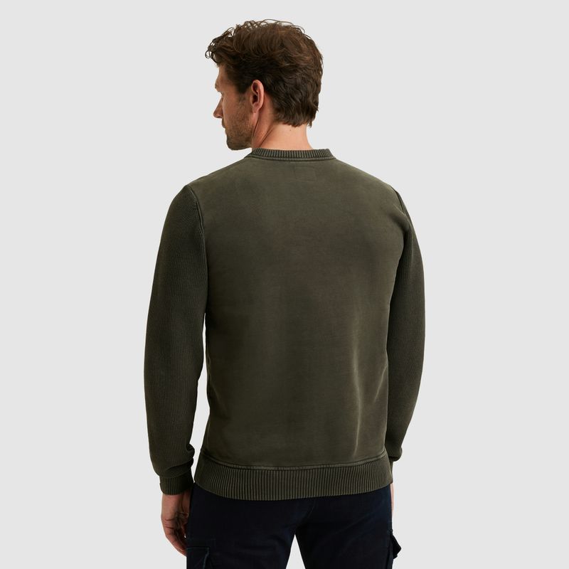 PME Legend Crewneck sweat knit combination Dark Grey PSW2510323