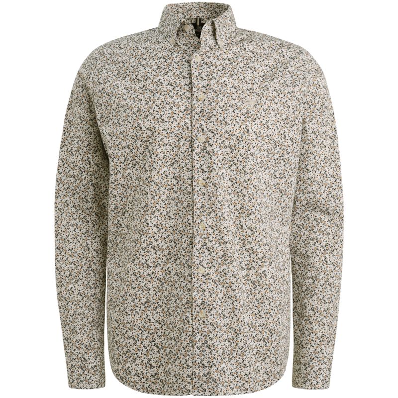 Vanguard LONG SLEEVE SHIRT Print on Poplin Cloud Dancer VSI2510252