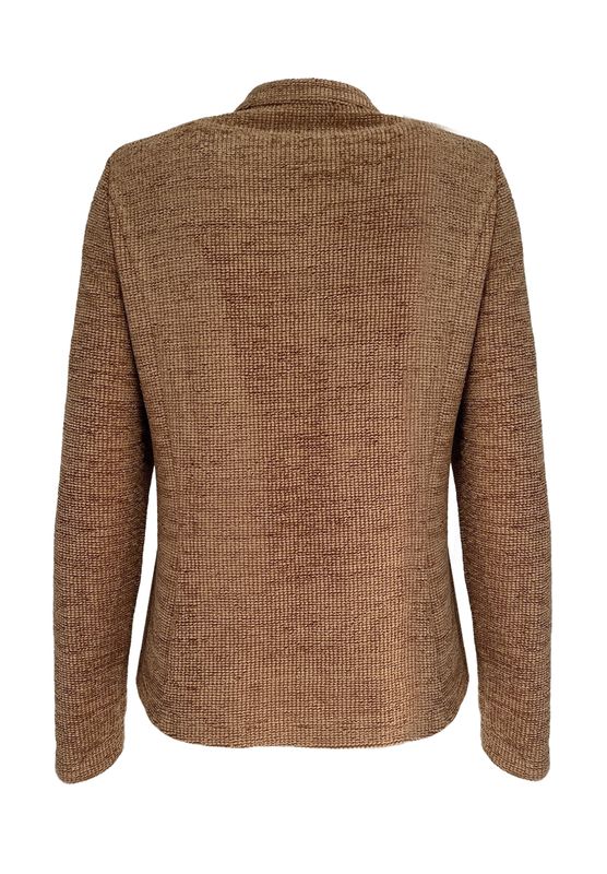 Frank Walder Strickjacke 1/1 *rmel beige/ bro W53110006