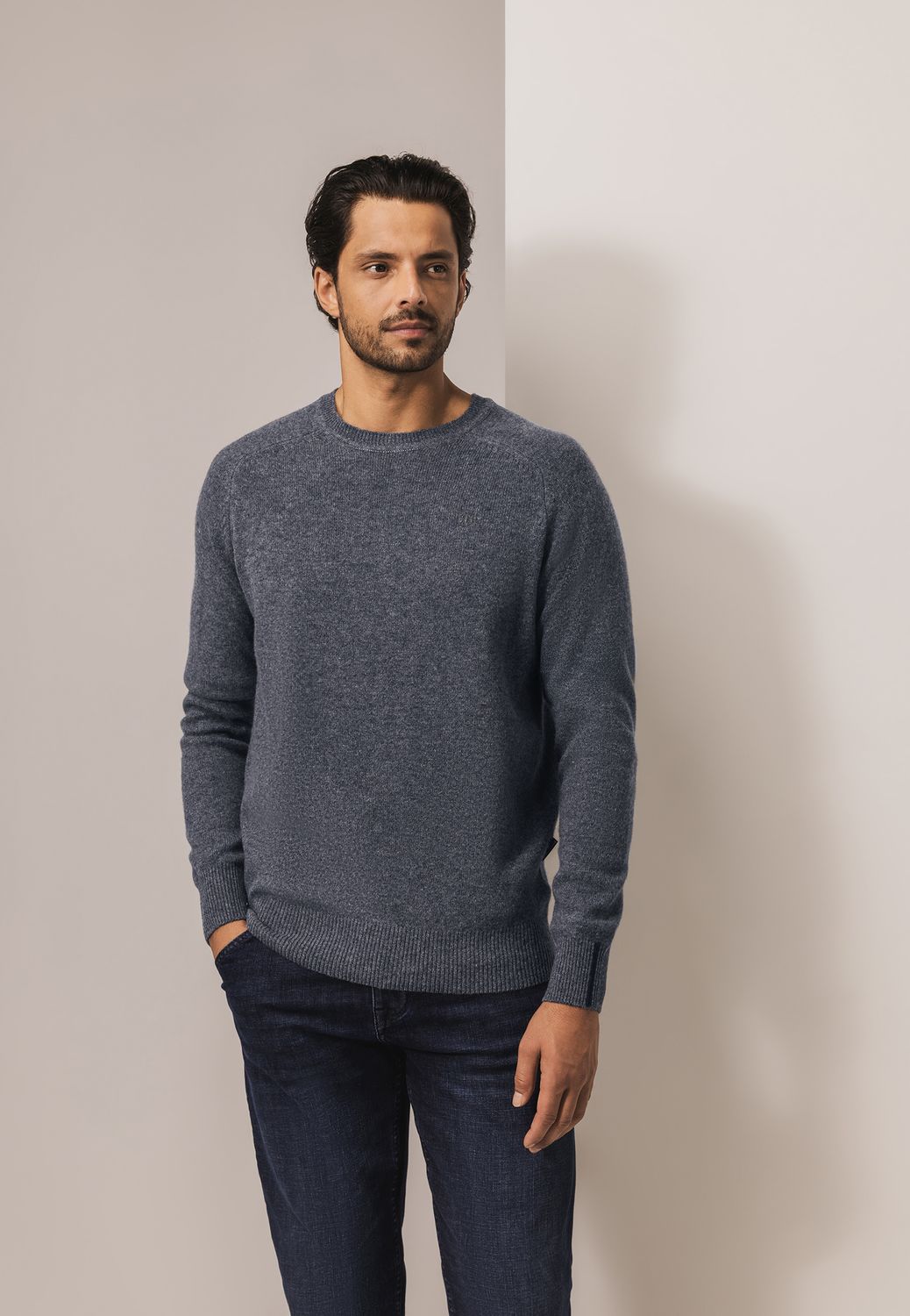 State of Art Pullover Crew-Neck P Grijs 11125000