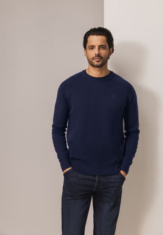 State of Art Pullover Crew-Neck P Blauw 11125000