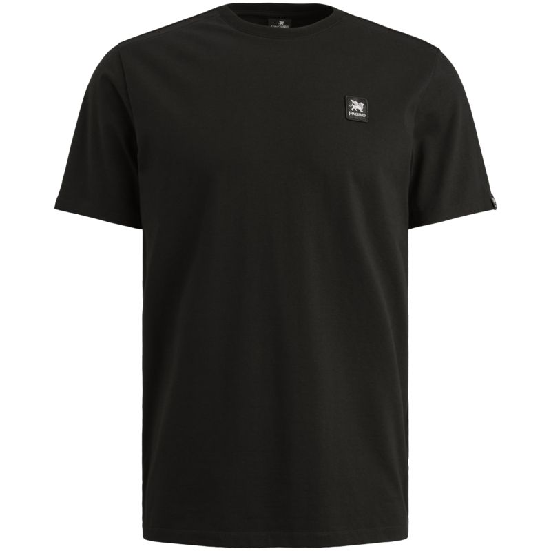 Vanguard Short sleeve r-neck cotton elastan Zwart VTSS2510500