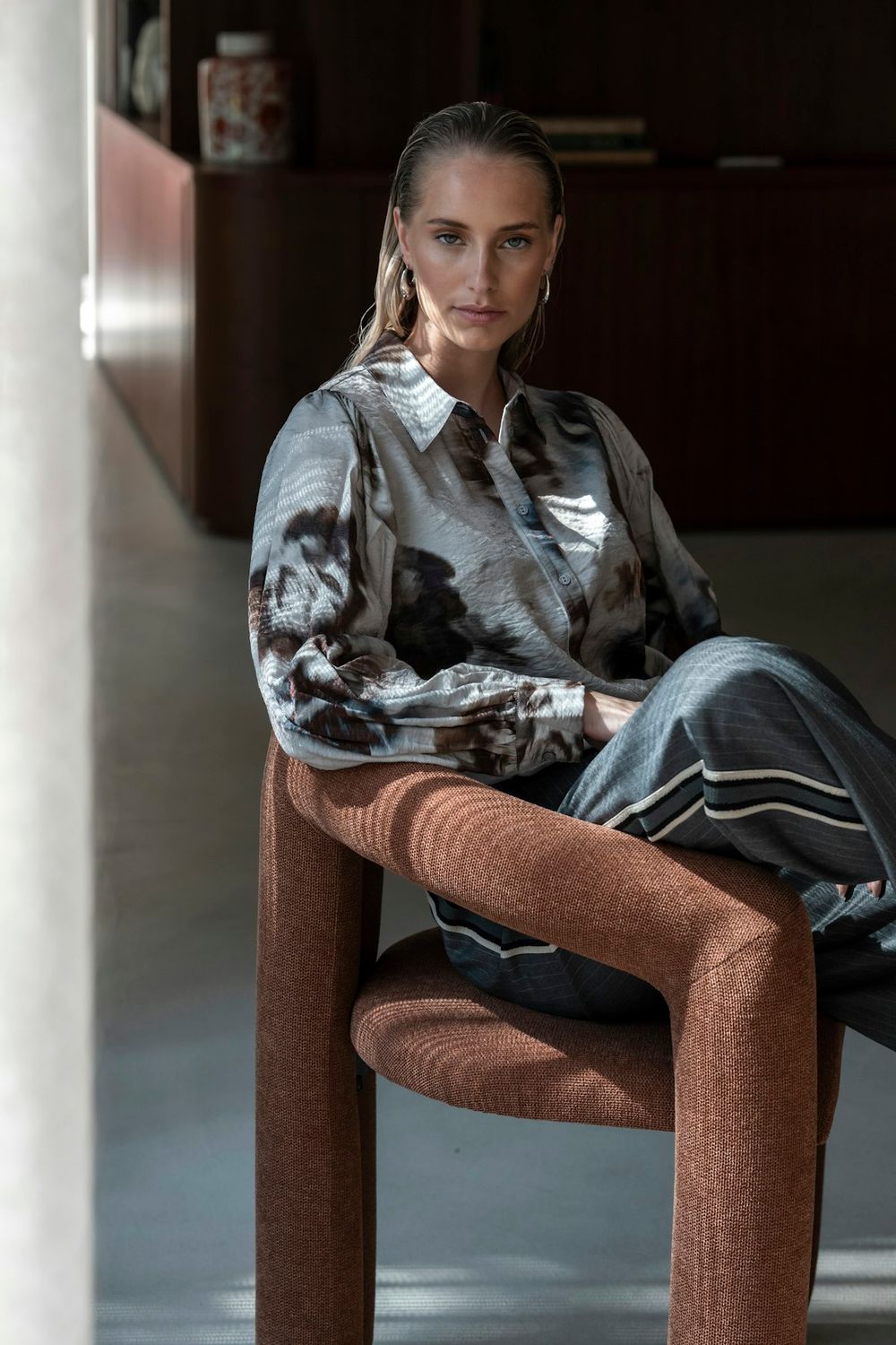 Geisha blouse Grijs 53936-20