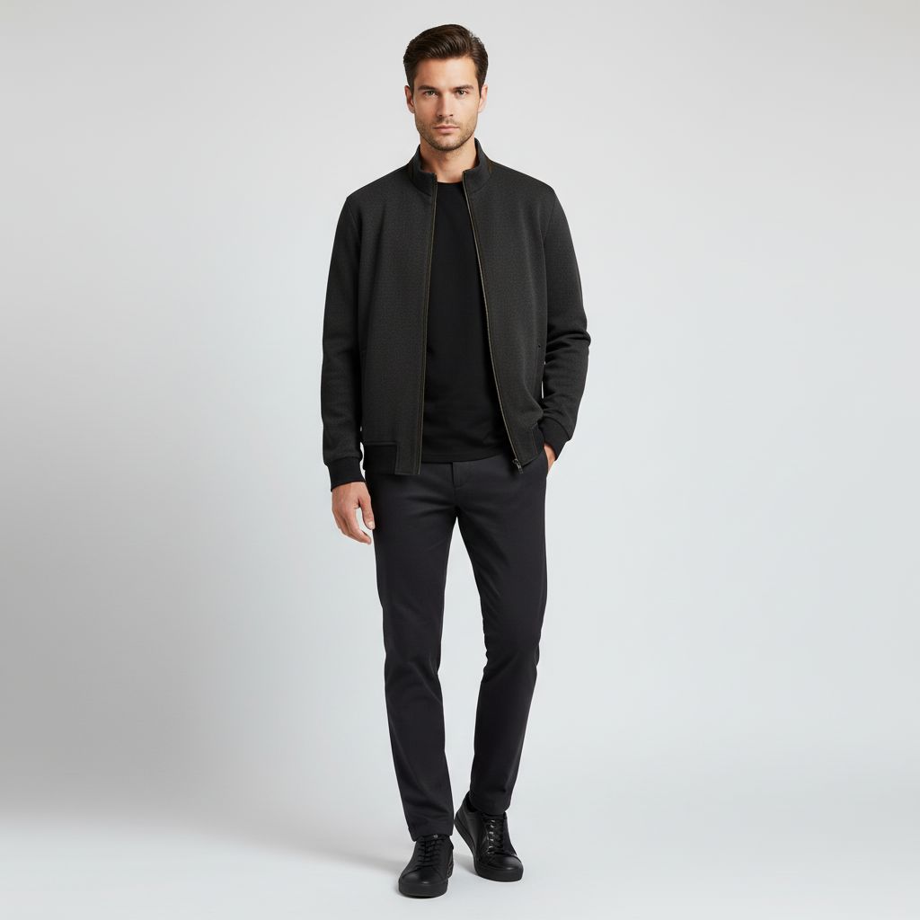 Bugatti HERREN SWEATSHIRT Bruin 85055D 8750