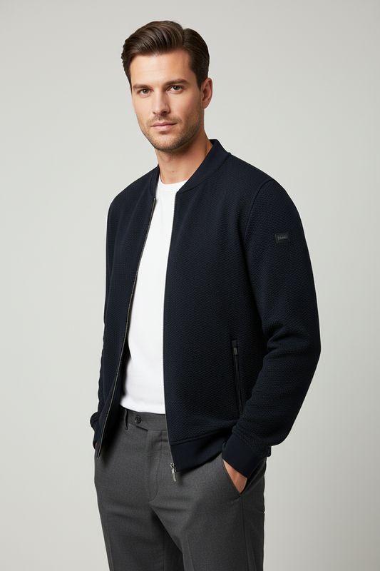 Bugatti HERREN SWEATSHIRT Blauw 85172D 8750