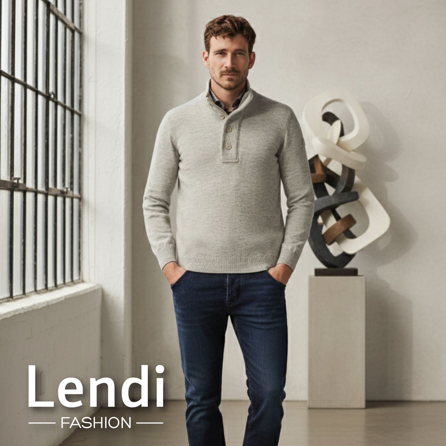 State of Art Pullover Sportzip Pl kit:sepia 13125095