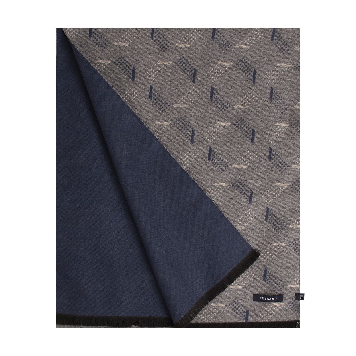 Tresanti FUSO | Criss cross viscose scarf Anthracite TRSCJE232