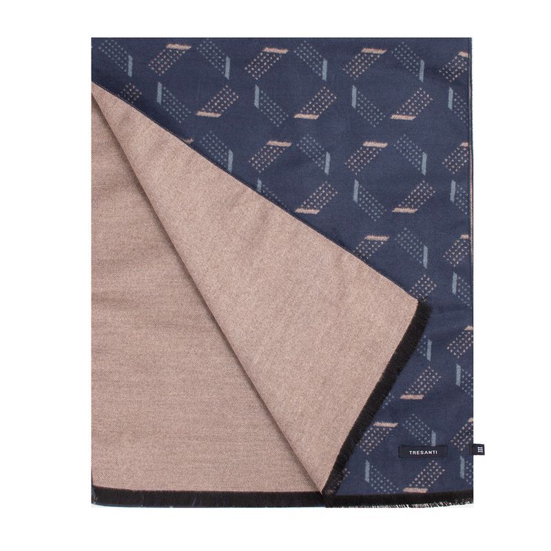 Tresanti FUSO | Criss cross viscose scarf Navy TRSCJE232