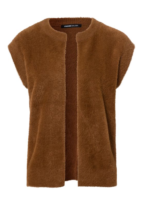Frank Walder Strickweste beige/ bro NOS725095