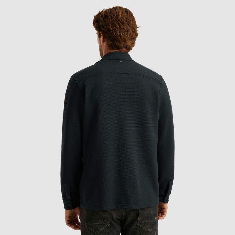 PME Legend LONG SLEEVE SHIRT Waffle Jersey Carbon PSI2511246
